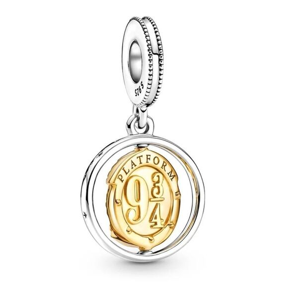 925 Silver Harry Potter Platform 9 3/4 Charm - Picture 1 of 7